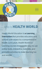 Mobile Screenshot of healthworldeducation.org